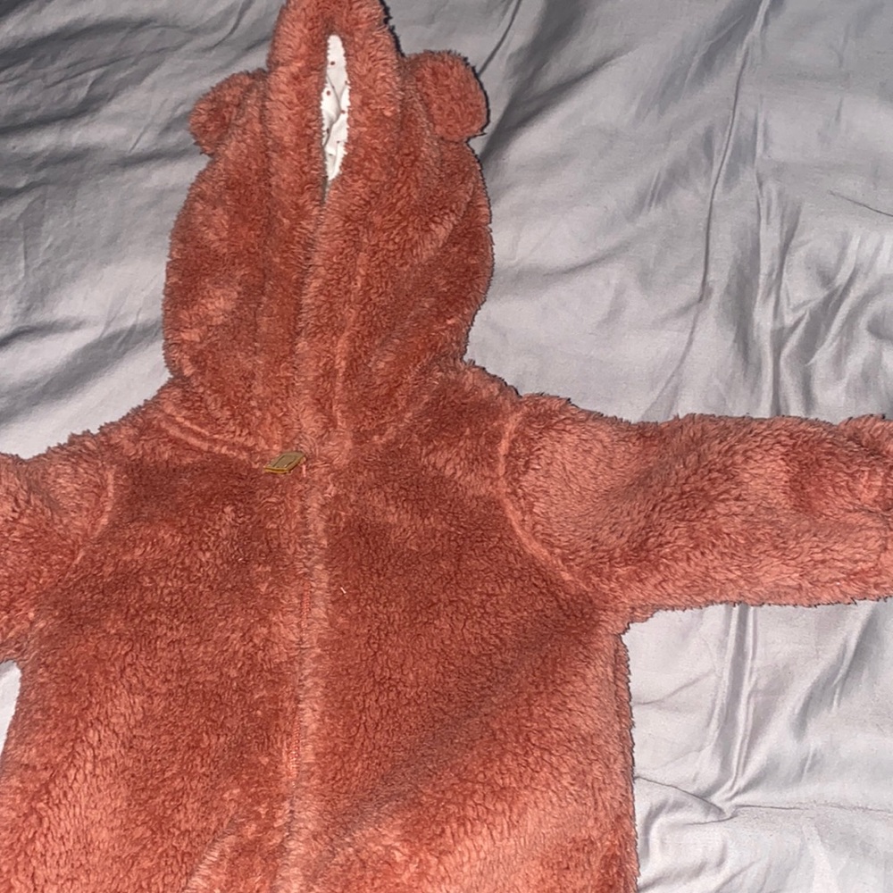 Fluffy winter onesie